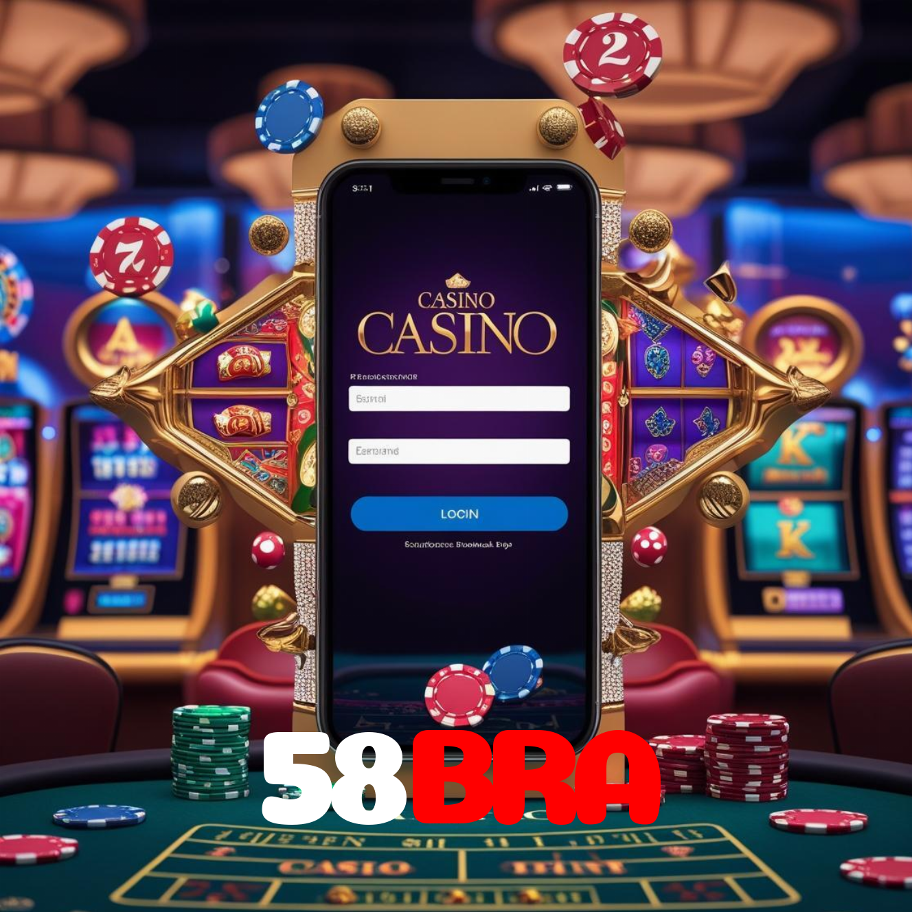58BRA - Venha para o melhor cassino online e tenha a chance de ganhar muito!